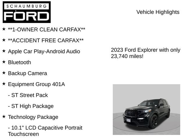 Used 2023 Ford Explorer ST w/ Equipment Group 401A AWD/4WD image 8