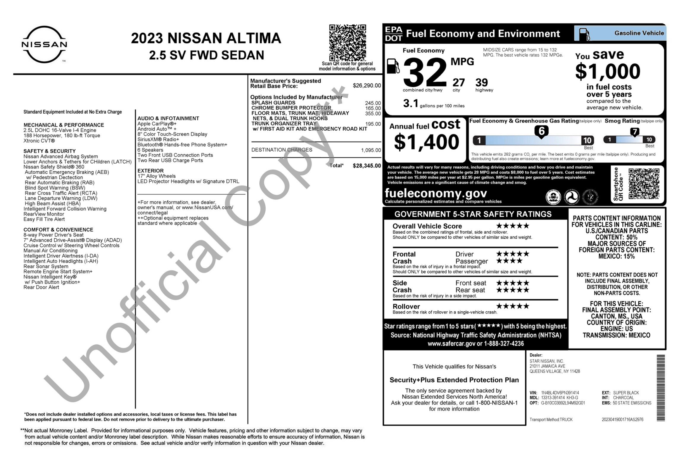 Used 2023 Nissan Altima 2.5 SV FWD image 2