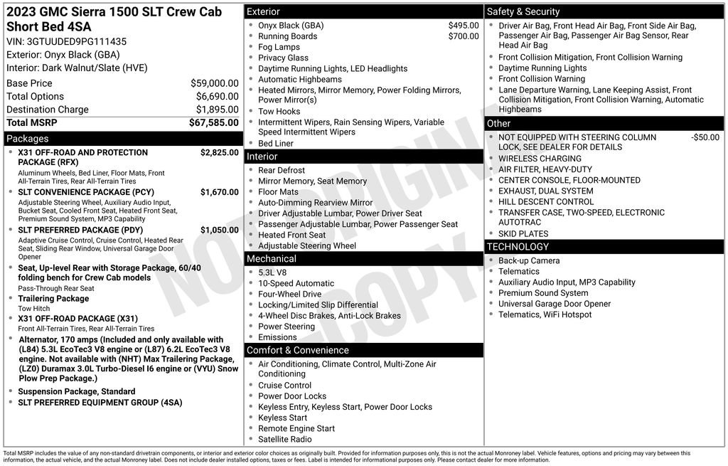 Used 2023 GMC Sierra 1500 SLT AWD/4WD image 6