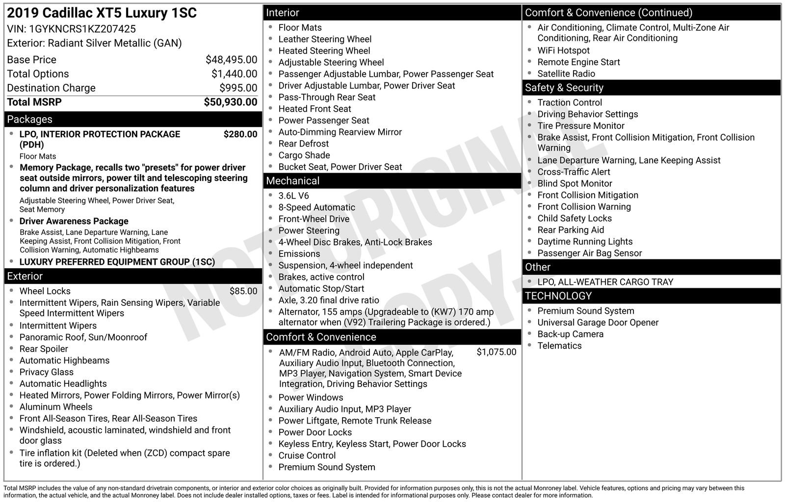 Used 2019 Cadillac XT5 Luxury image 7