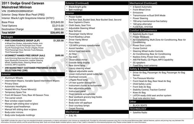 Used 2011 Dodge Grand Caravan Mainstreet w/ PWR Convenience Group FWD image 4