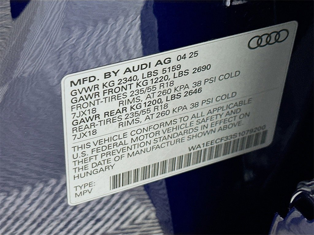 Used 2025 Audi Q3 2.0T Premium Plus w/ Premium Plus Package image 27