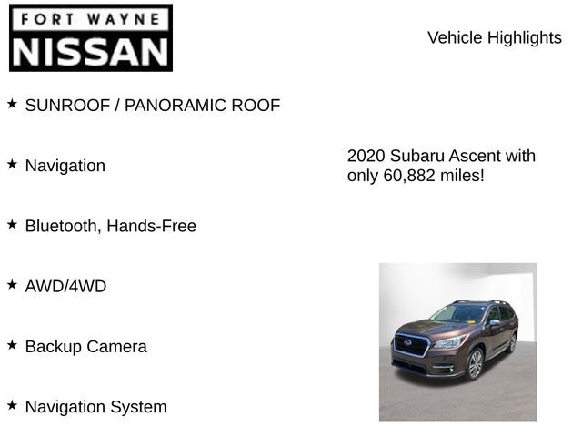 Used 2020 Subaru Ascent Touring AWD/4WD image 7