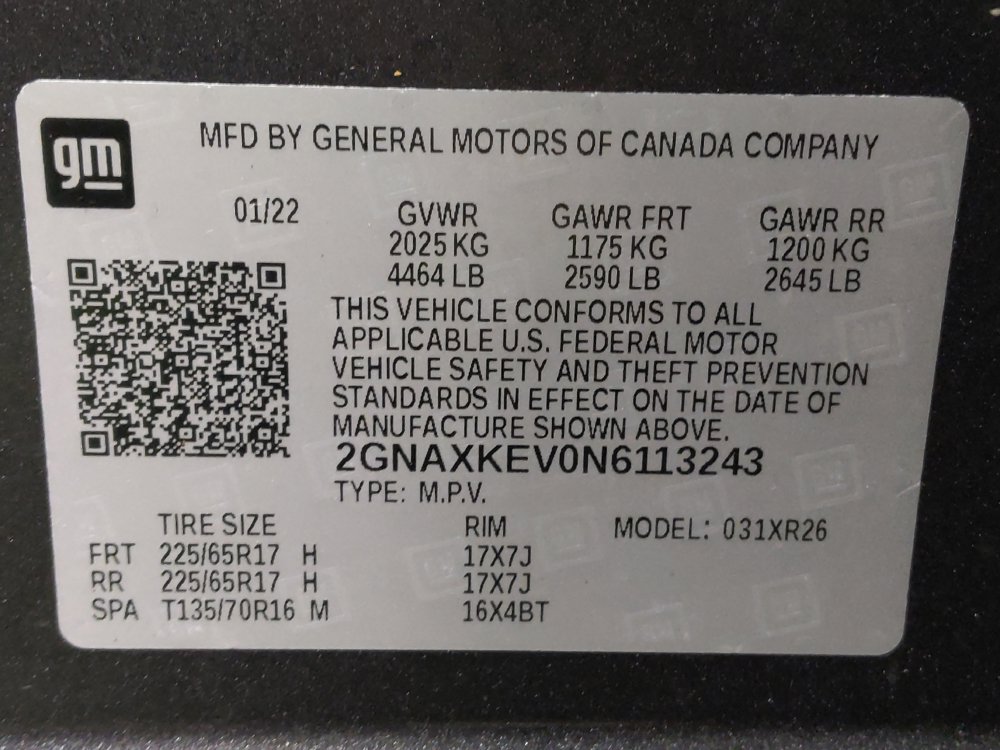 Used 2022 Chevrolet Equinox LT FWD image 33