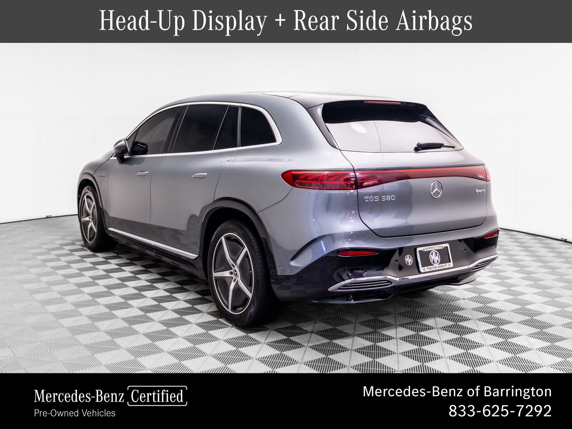 Used 2023 Mercedes-Benz EQS 580 4MATIC SUV image 3