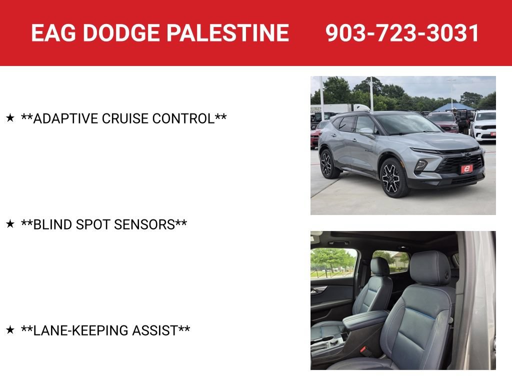 Used 2023 Chevrolet Blazer RS w/ Driver Confidence II Package AWD/4WD image 8