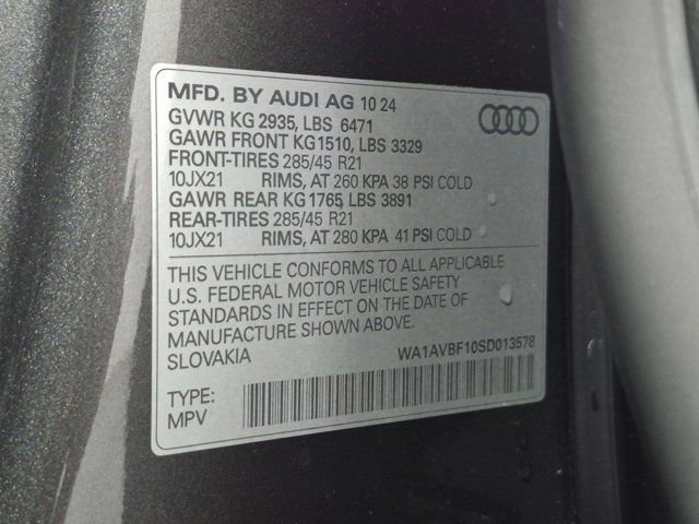 Certified 2025 Audi Q8 Premium w/ Convenience Package AWD/4WD image 25