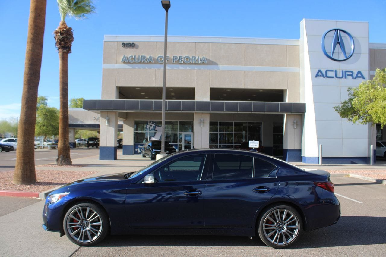 Used 2021 INFINITI Q50 Red Sport 400 w/ Proactive Package AWD/4WD image 2