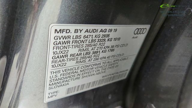 Used 2020 Audi Q8 Prestige w/ Prestige Package image 63