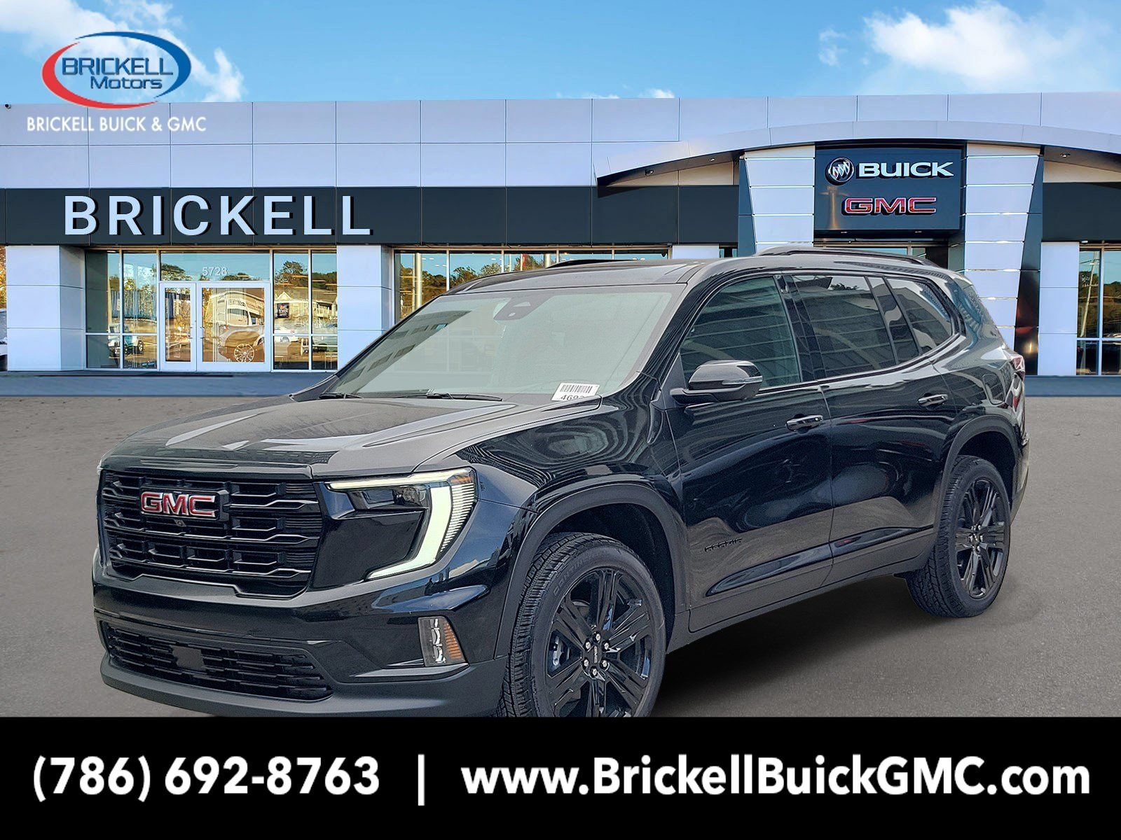 New 2026 GMC Acadia Elevation w/ Black Edition FWD 360° Tour