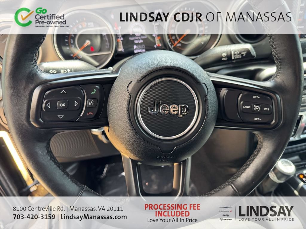 Certified 2019 Jeep Wrangler Sport AWD/4WD image 24