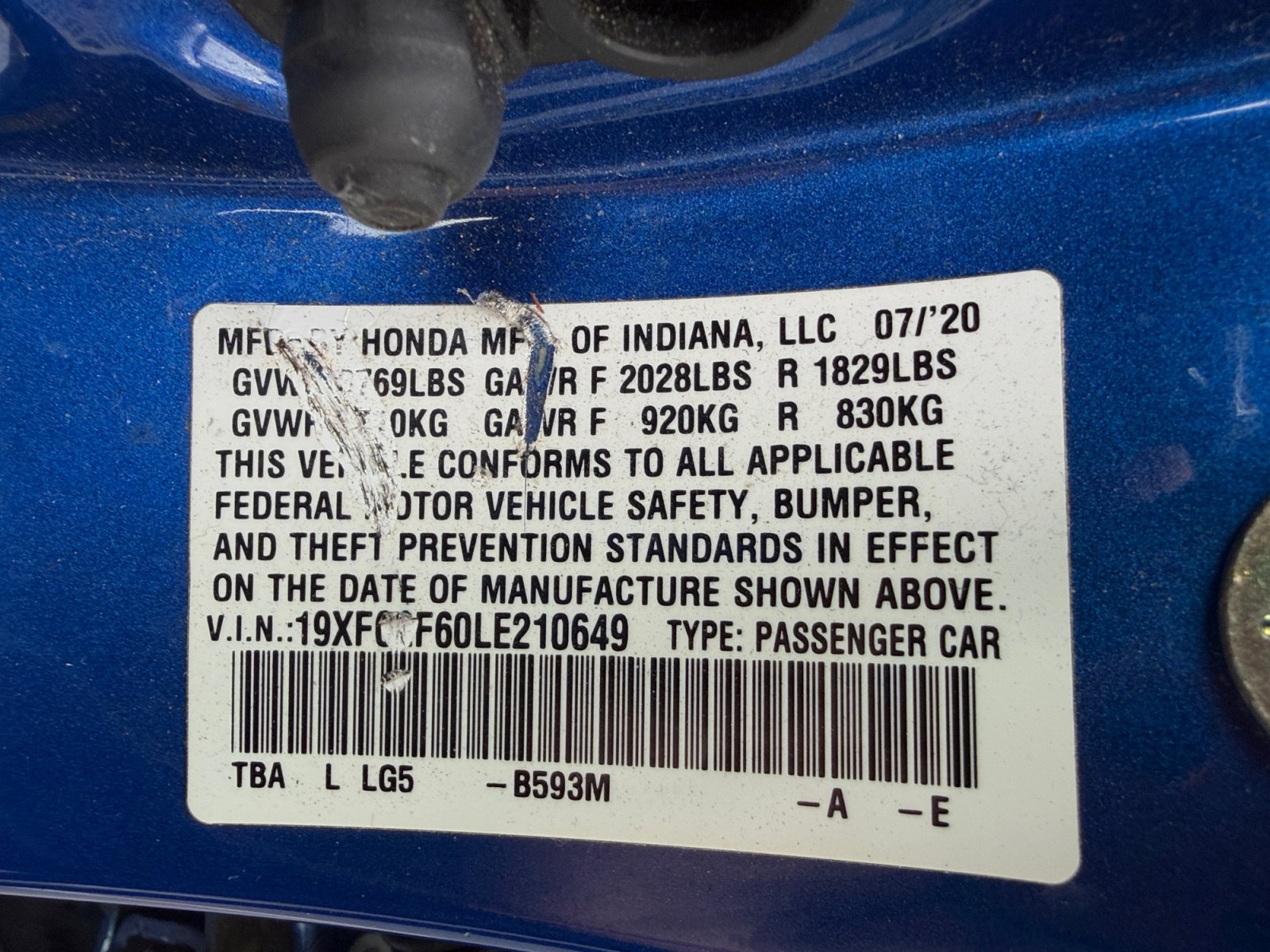 Used 2020 Honda Civic LX image 20
