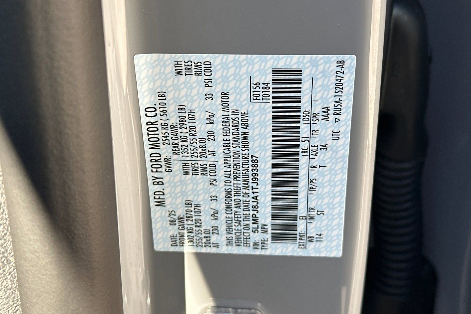 New 2026 Lincoln Nautilus Premier w/ Equipment Group 102A image 27