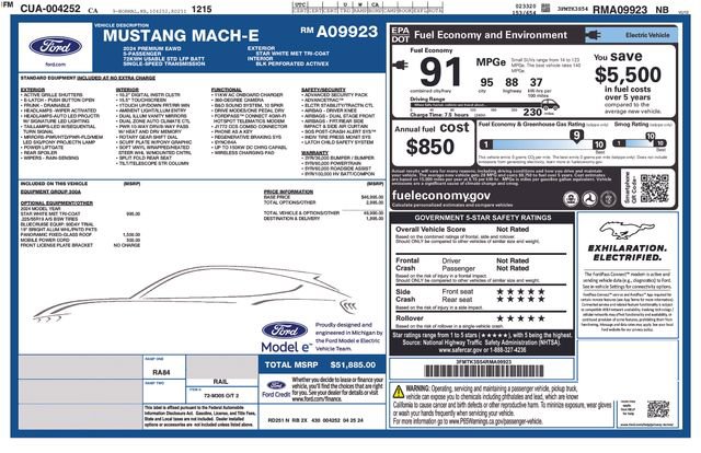 Used 2024 Ford Mustang Mach-E Premium image 34