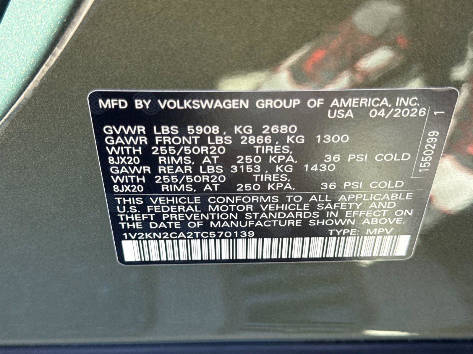 New 2026 Volkswagen Atlas SE AWD/4WD image 28