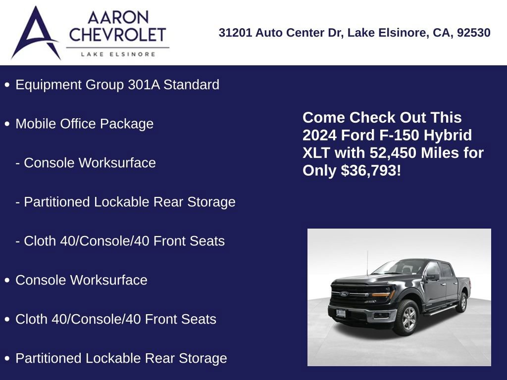 Used 2024 Ford F150 XLT w/ Mobile Office Package image 5