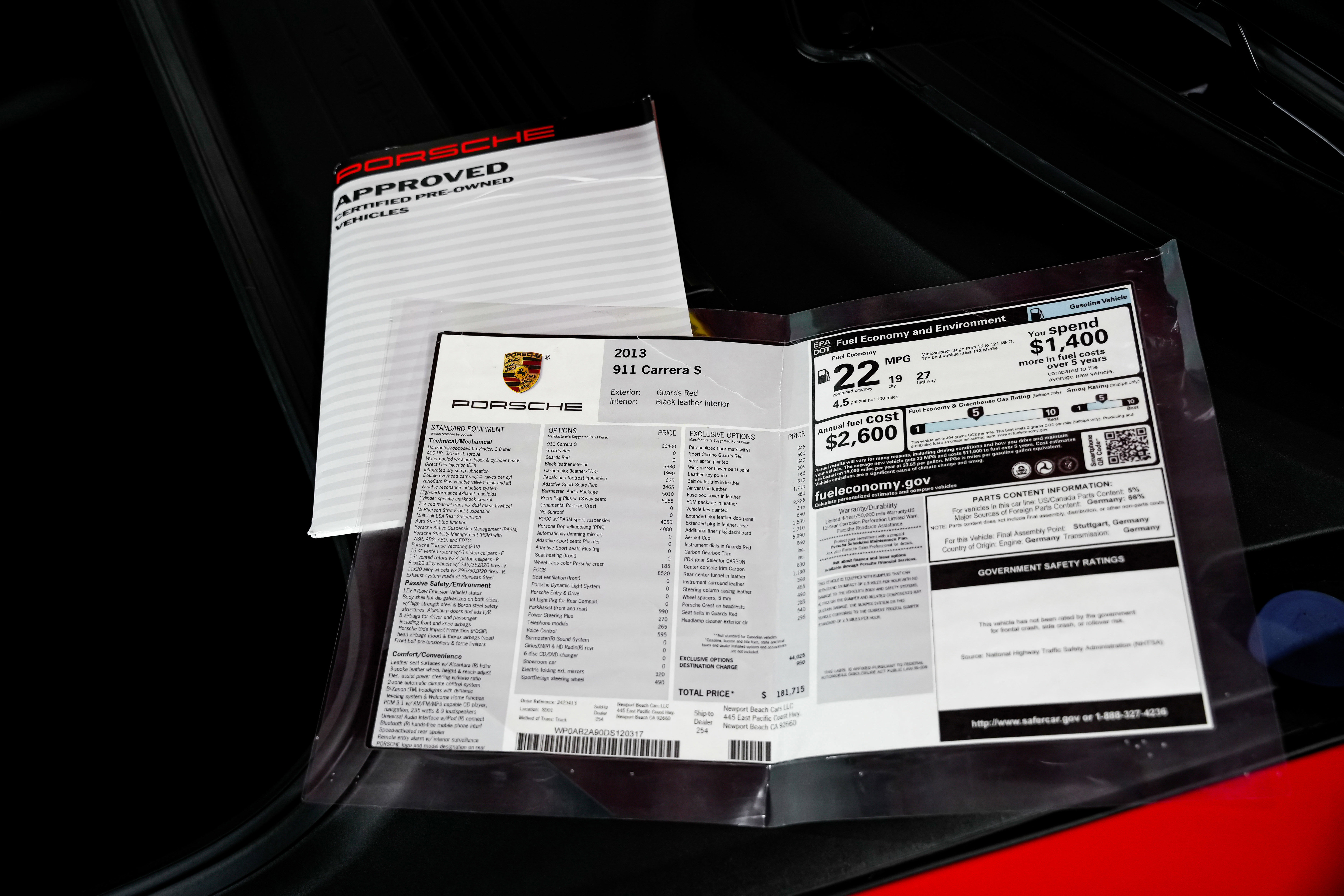 Used 2013 Porsche 911 Carrera S image 55