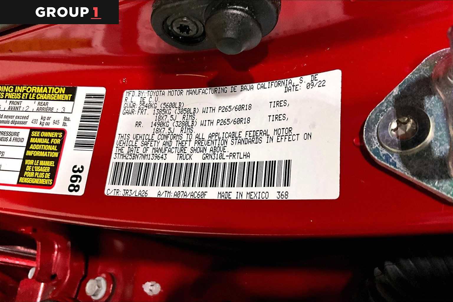 Certified 2022 Toyota Tacoma Limited image 37