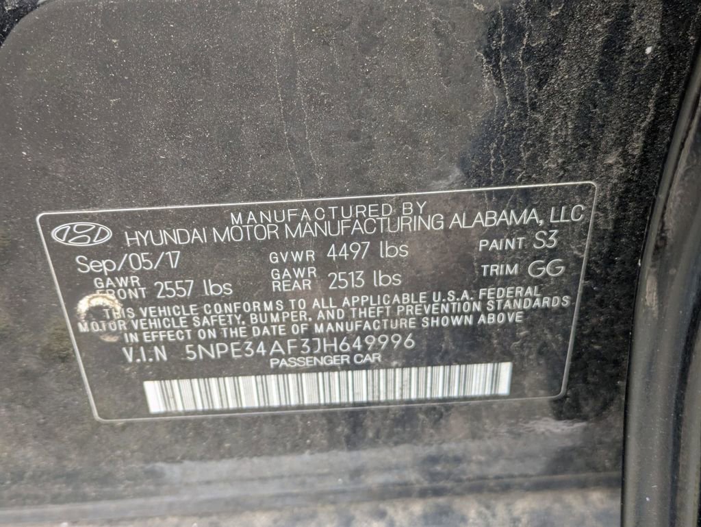 Used 2018 Hyundai Sonata SEL w/ Cargo Package FWD image 10