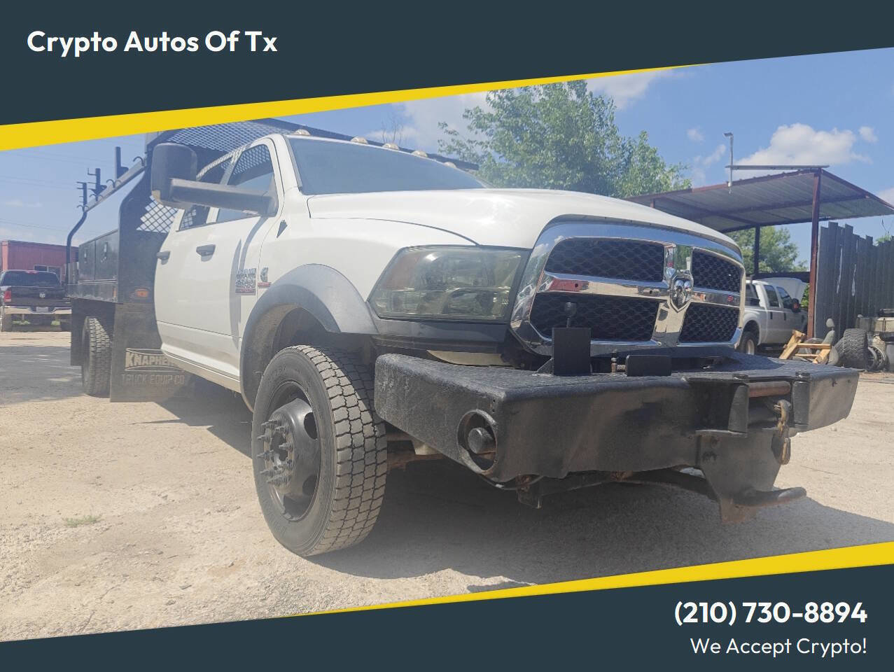 Used 2015 RAM 5500 Tradesman w/ Ambulance Prep Group