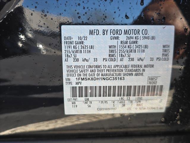 Used 2022 Ford Explorer XLT w/ Equipment Group 202A image 25