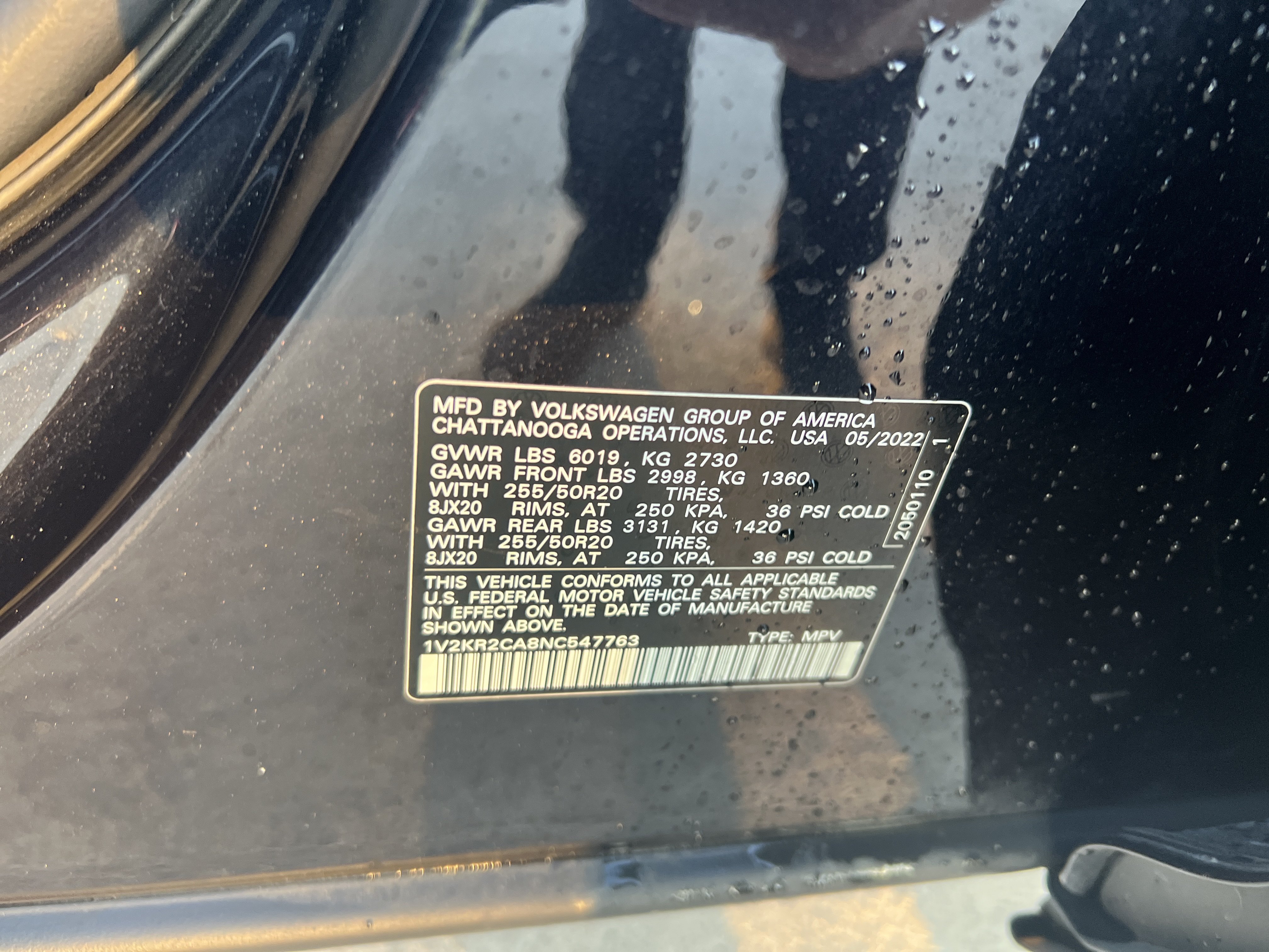 Certified 2022 Volkswagen Atlas SE AWD/4WD image 31