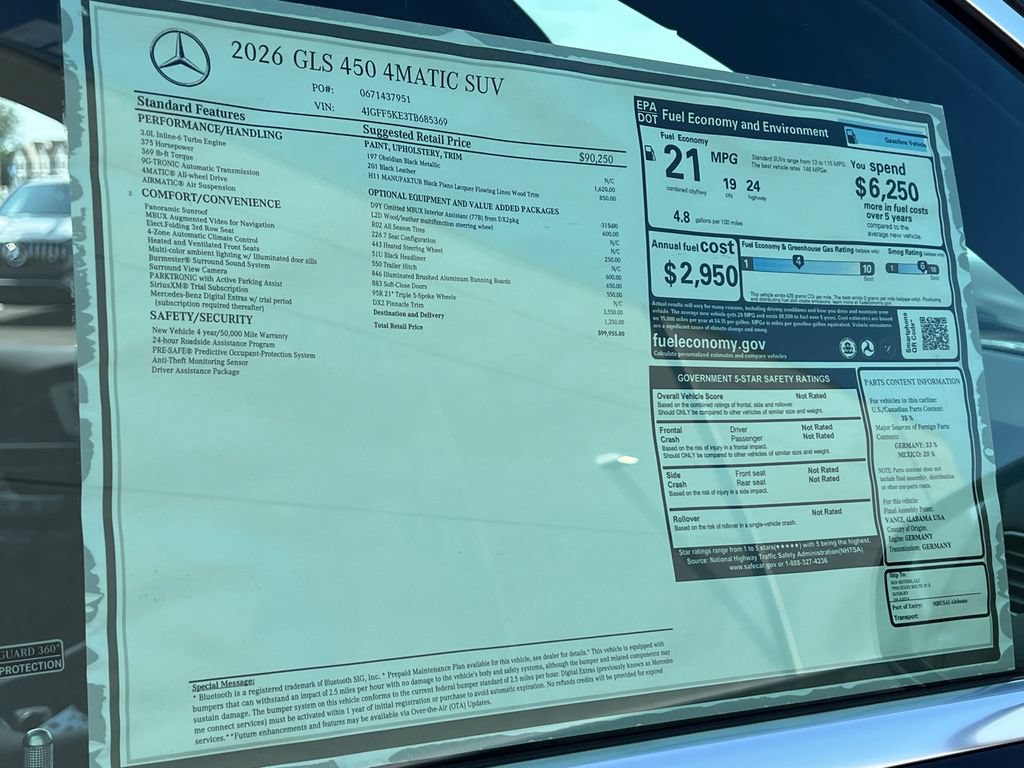 New 2026 Mercedes-Benz GLS 450 4MATIC image 38