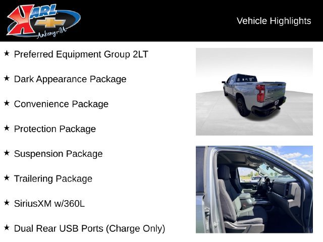 Certified 2024 Chevrolet Silverado 1500 LT Trail Boss w/ Dark Appearance Package AWD/4WD image 2