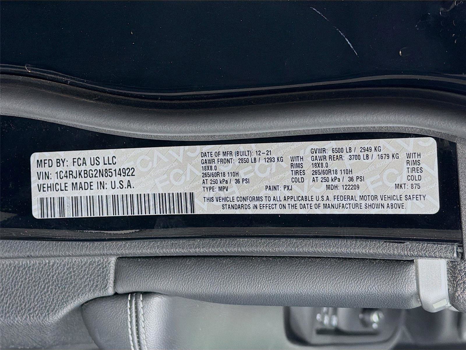 Used 2022 Jeep Grand Cherokee L Limited image 32