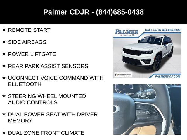 Certified 2024 Jeep Grand Cherokee Limited w/ Black Appearance Package image 18