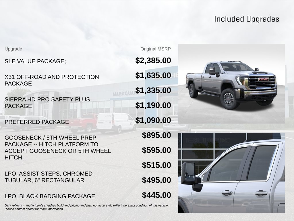 New 2026 GMC Sierra 2500 SLE w/ SLE Value Package; AWD/4WD image 5