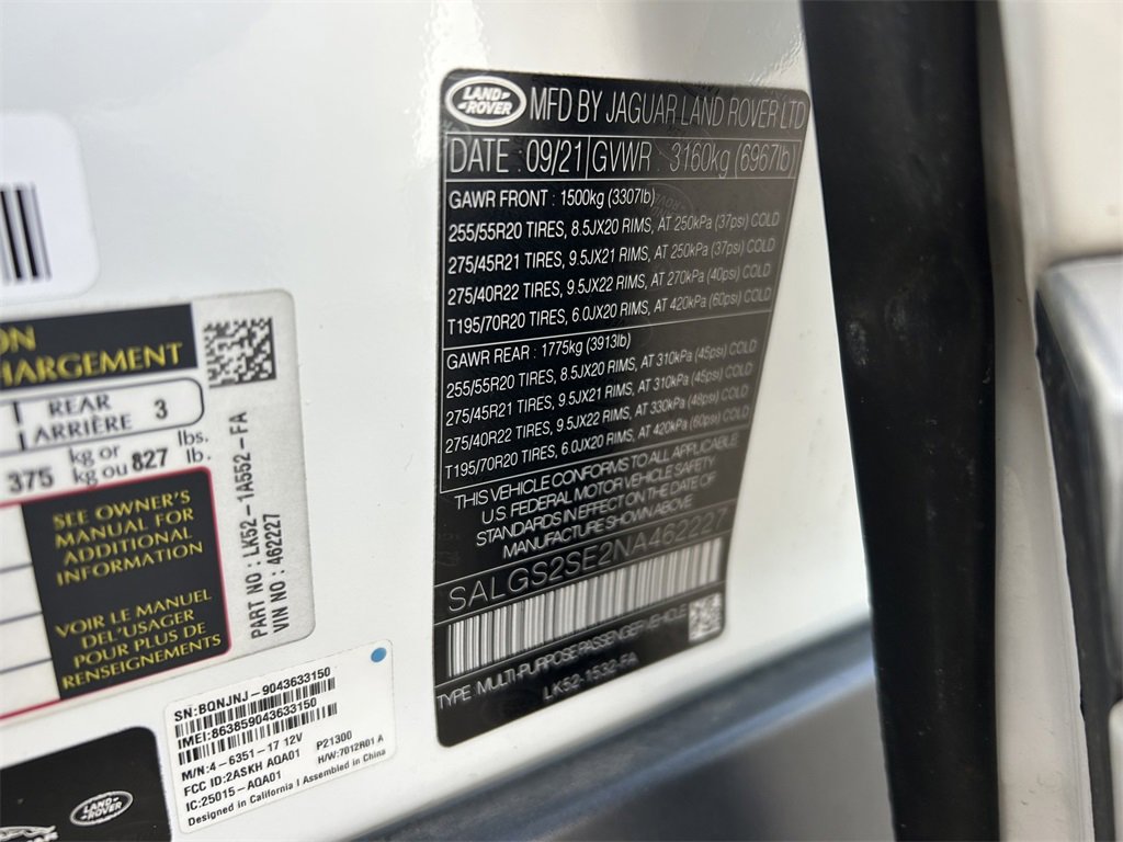 Used 2022 Land Rover Range Rover P525 Westminster Edition image 10