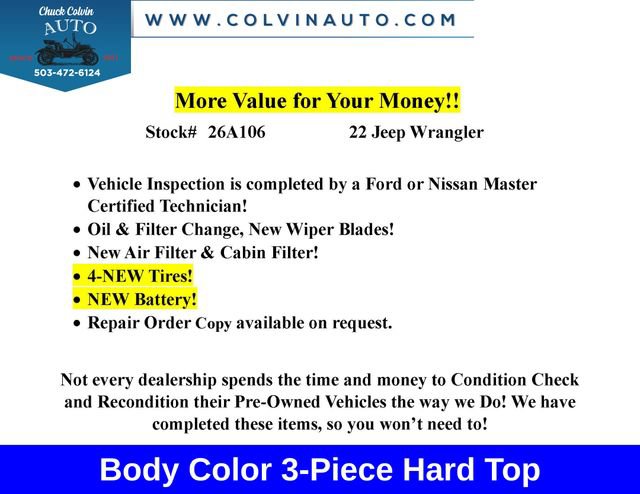 Used 2022 Jeep Wrangler Unlimited Sahara AWD/4WD image 2
