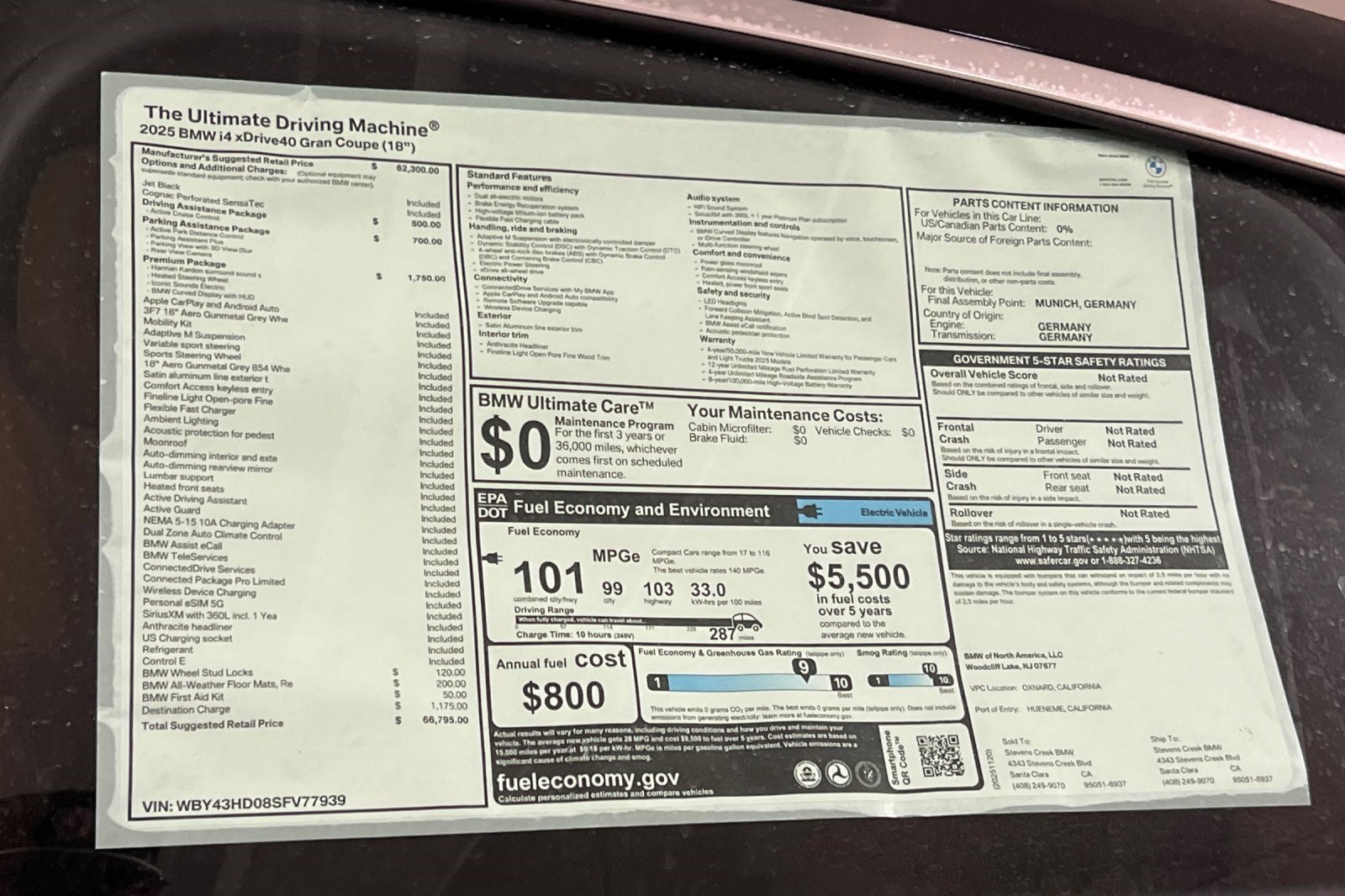 Used 2025 BMW i4 xDrive40i w/ Premium Package AWD/4WD image 29