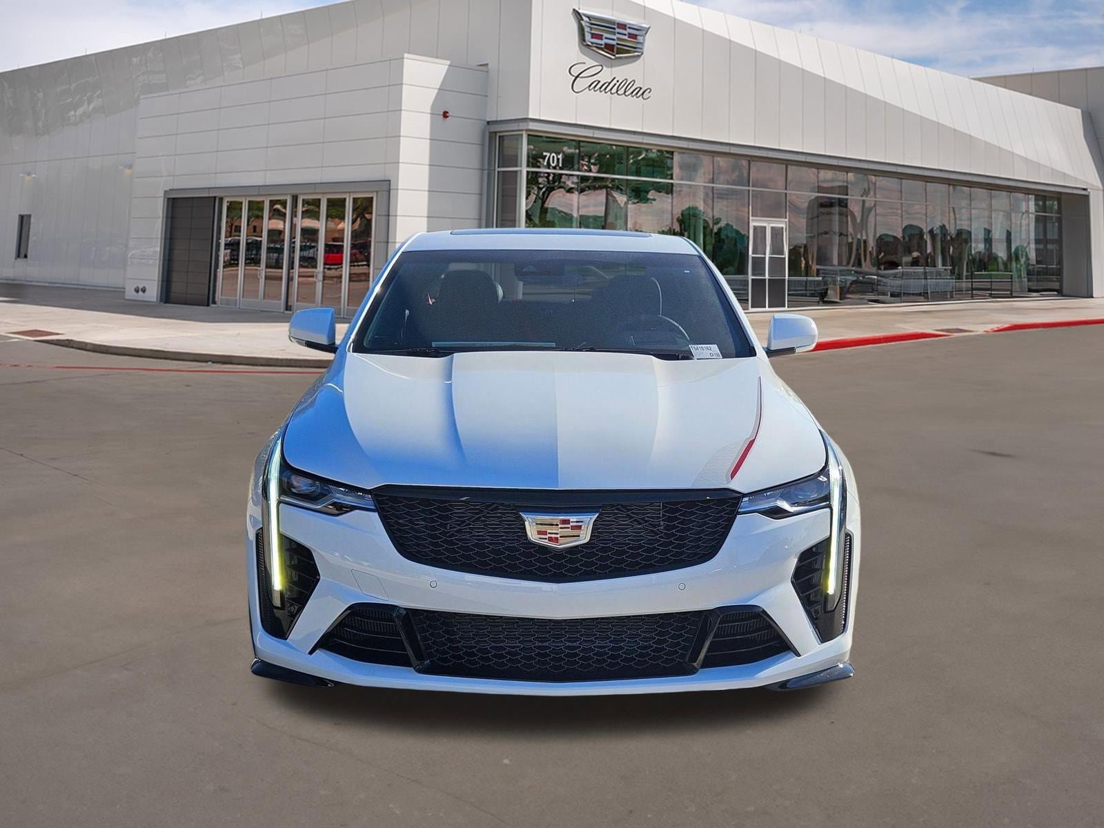 New 2026 Cadillac CT4 V Blackwing w/ LPO, Red Accent Package RWD image 2