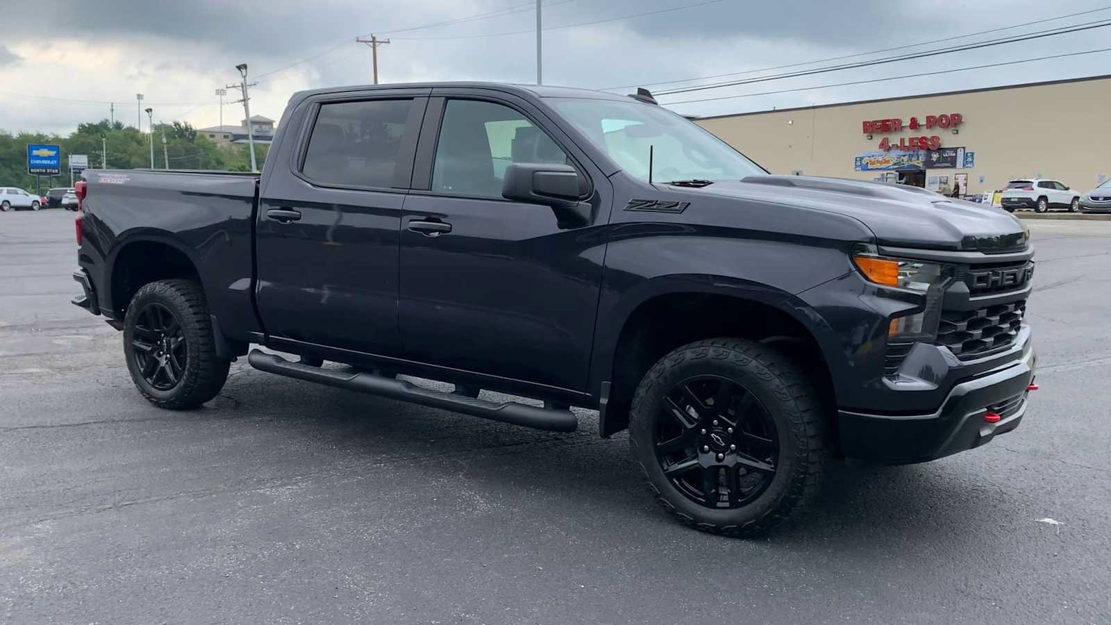 Certified 2023 Chevrolet Silverado 1500 Custom Trail Boss w/ LPO, Dark Essentials Package AWD/4WD image 2