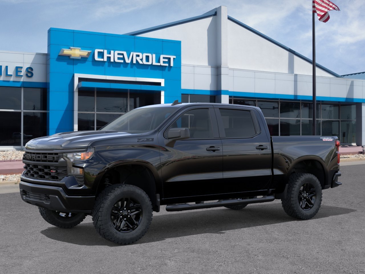 New 2026 Chevrolet Silverado 1500 Custom Trail Boss w/ Dark Appearance Package AWD/4WD image 2