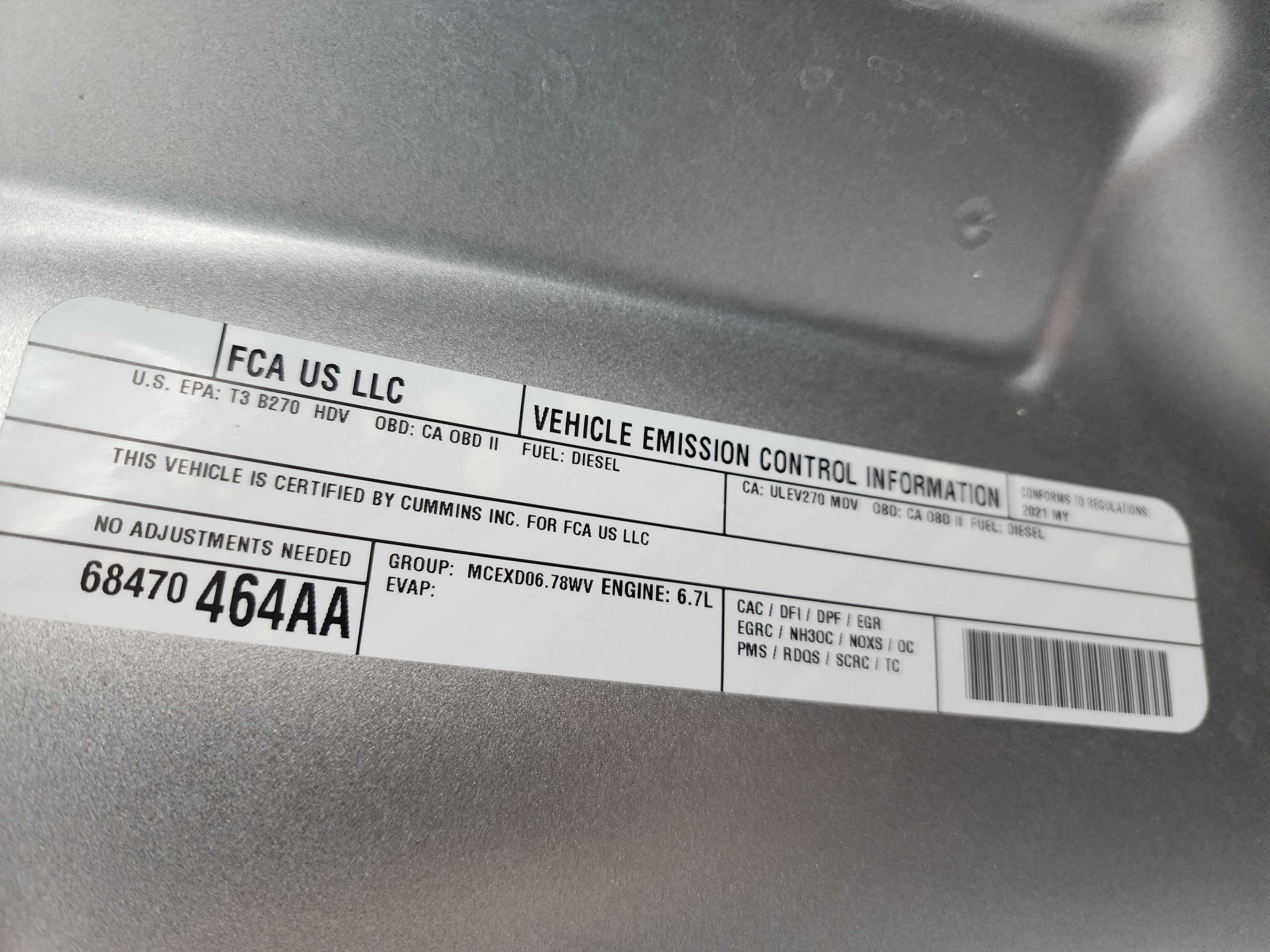 Used 2021 RAM 3500 Big Horn w/ Level B Equipment Group image 20