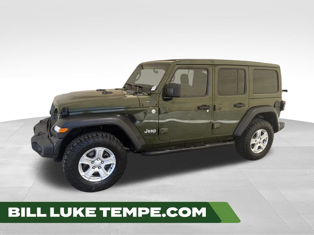 Used 2020 Jeep Wrangler Unlimited Sport S w/ Sun And Sound Package AWD/4WD image 1