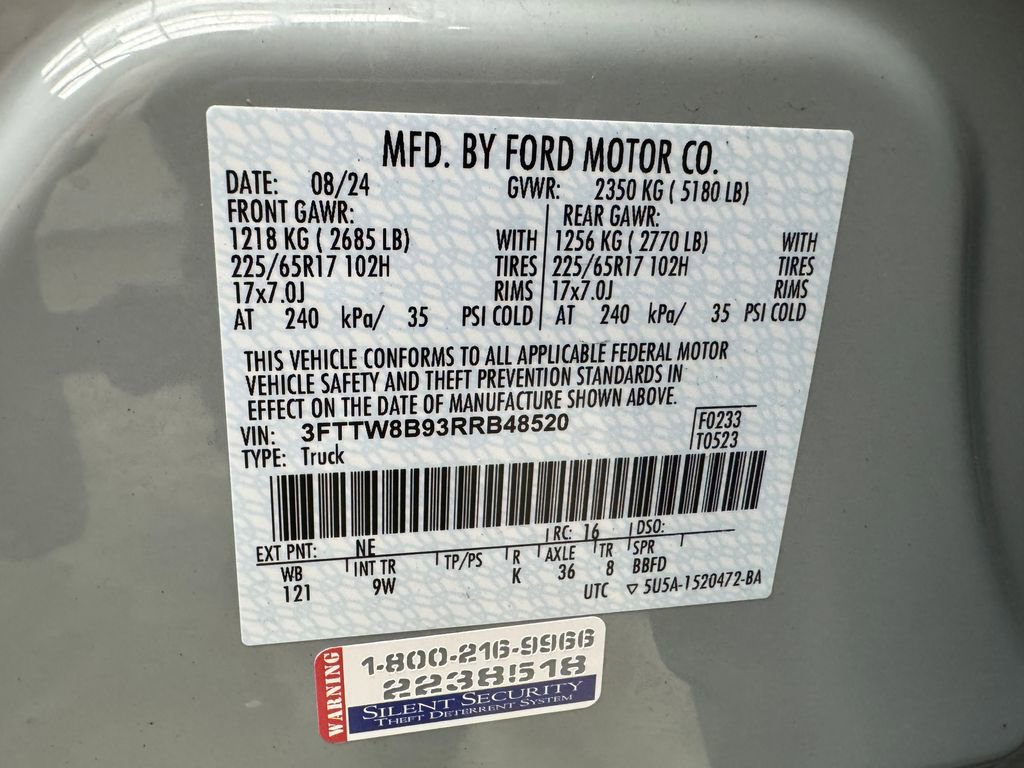 Certified 2024 Ford Maverick XL w/ Equipment Group 100A Standard AWD/4WD image 34