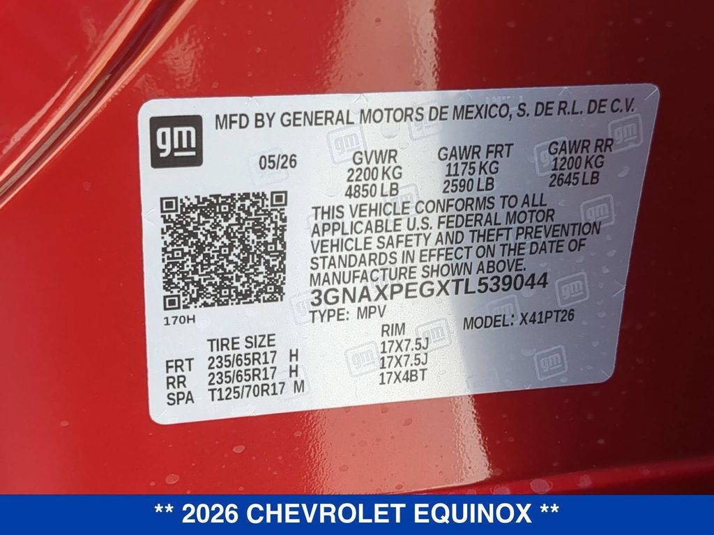 New 2026 Chevrolet Equinox LT w/ Safety and Technology Package AWD/4WD image 26