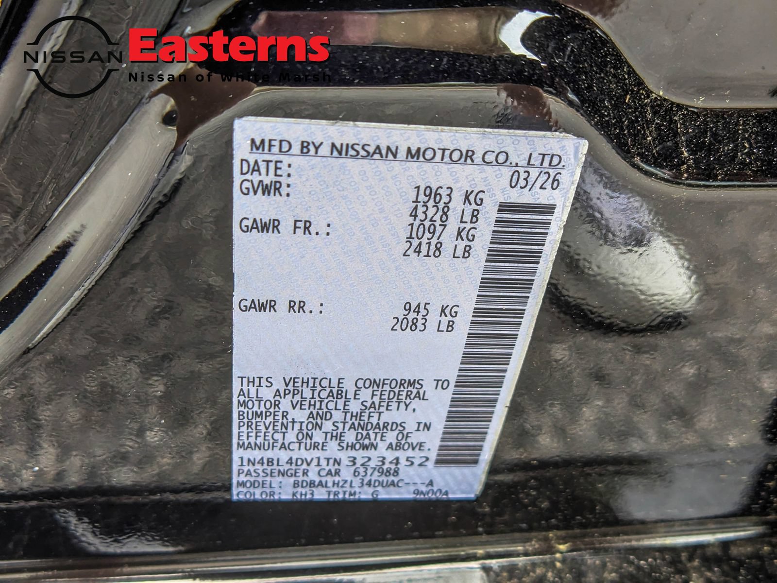 New 2026 Nissan Altima 2.5 SV FWD image 29