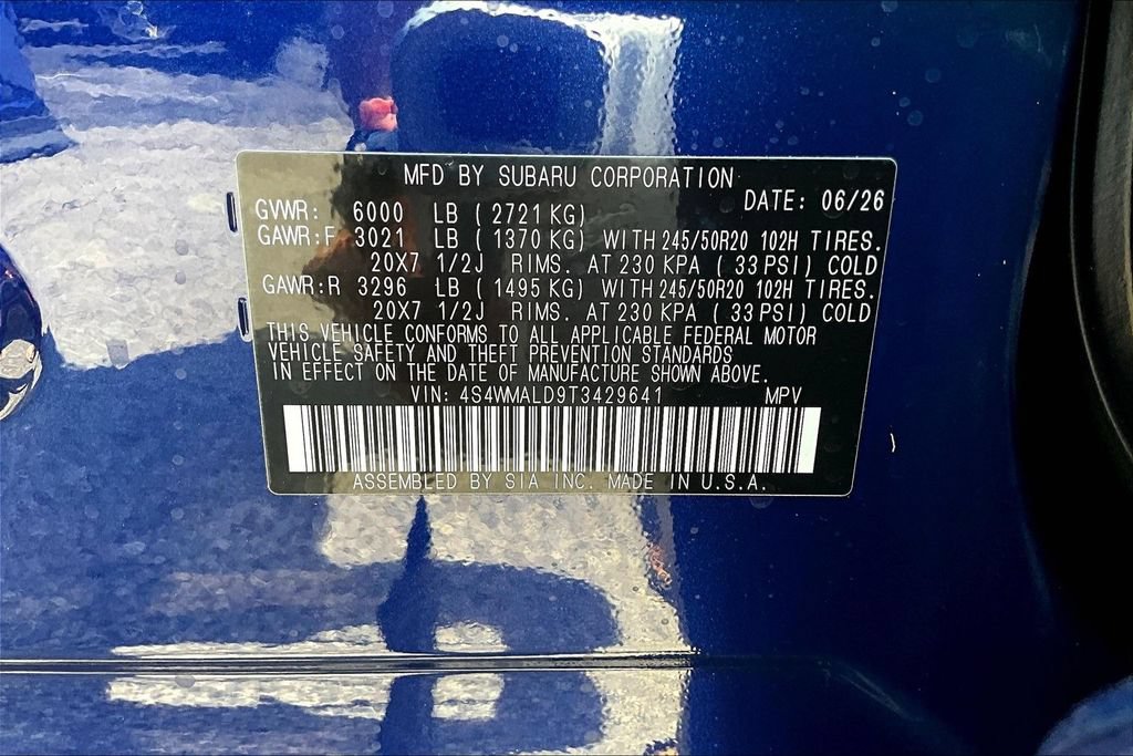 New 2026 Subaru Ascent Onyx Touring AWD/4WD image 8