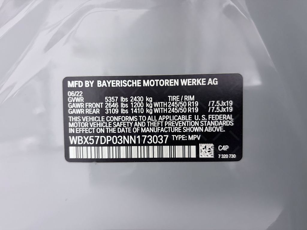 Used 2022 BMW X3 xDrive30i w/ M Sport Package 2 AWD/4WD image 24