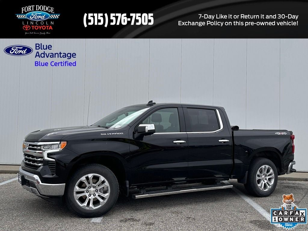 Used 2023 Chevrolet Silverado 1500 LTZ w/ Technology Package AWD/4WD image 1