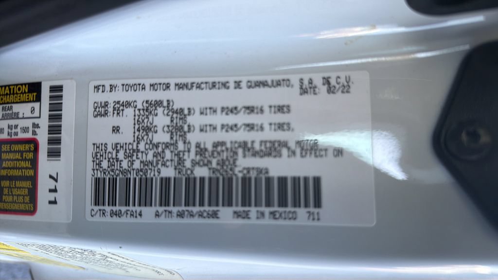 Used 2022 Toyota Tacoma SR RWD image 21