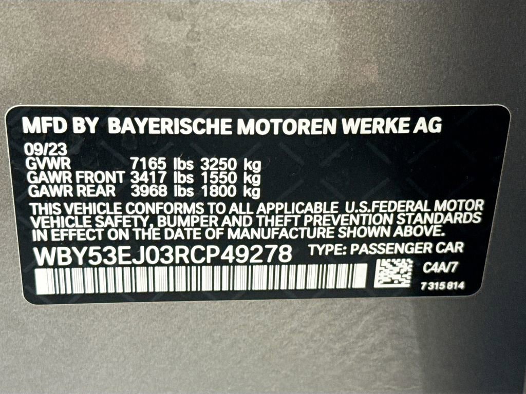 Certified 2024 BMW i7 xDrive60 image 34