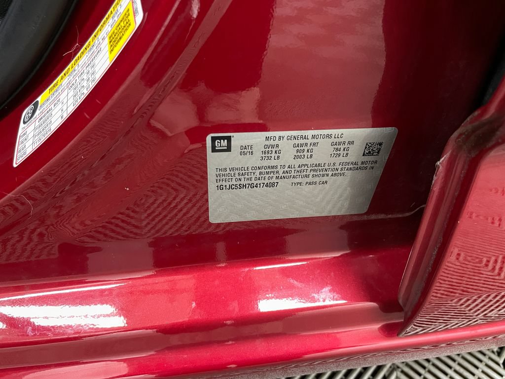 Used 2016 Chevrolet Sonic LT FWD image 30