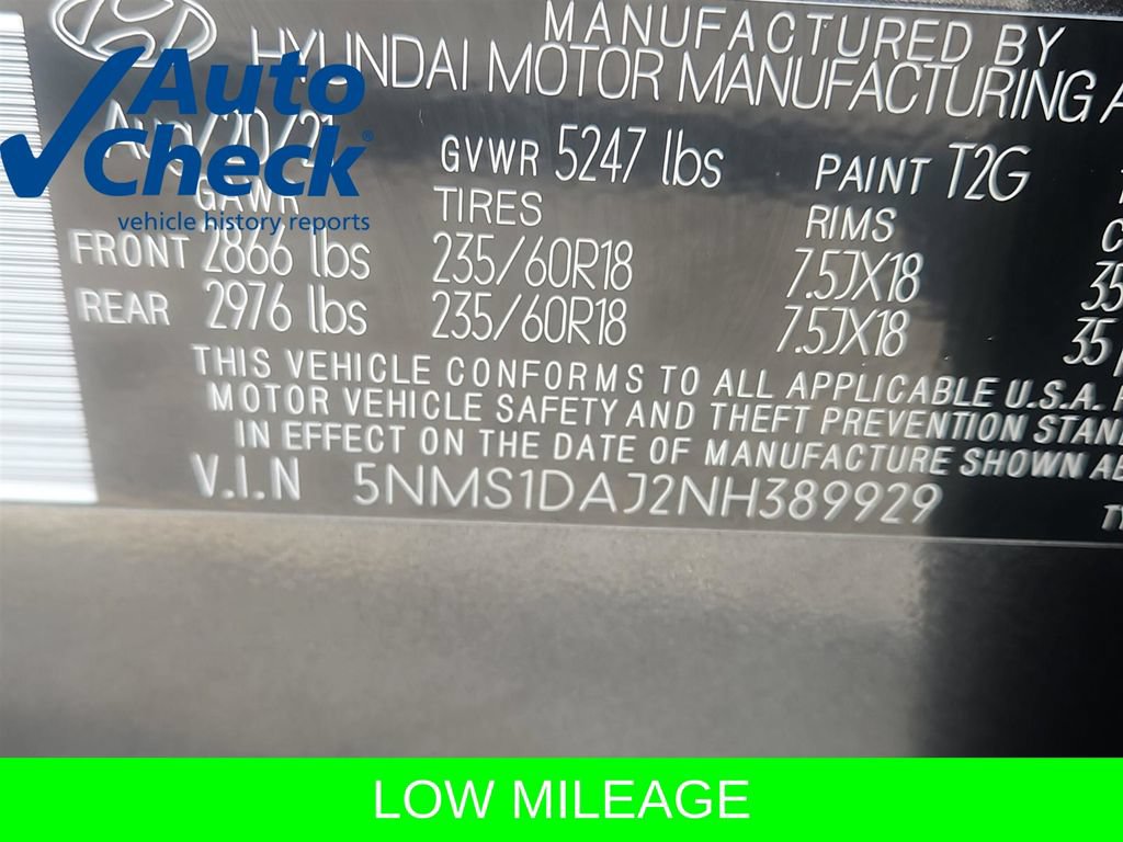 Used 2022 Hyundai Santa Fe SE AWD/4WD image 26