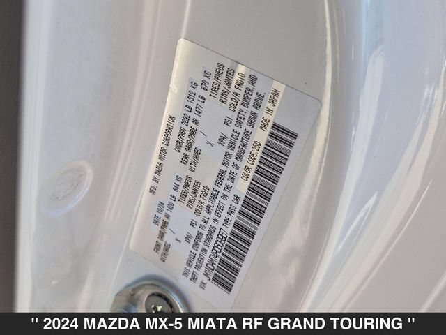 Certified 2024 MAZDA MX-5 Miata RF Grand Touring w/ Weather Package RWD image 32